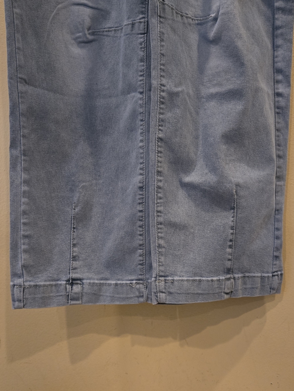 Light Blue Barrel Cargo Jeans - Picture 6 of 10